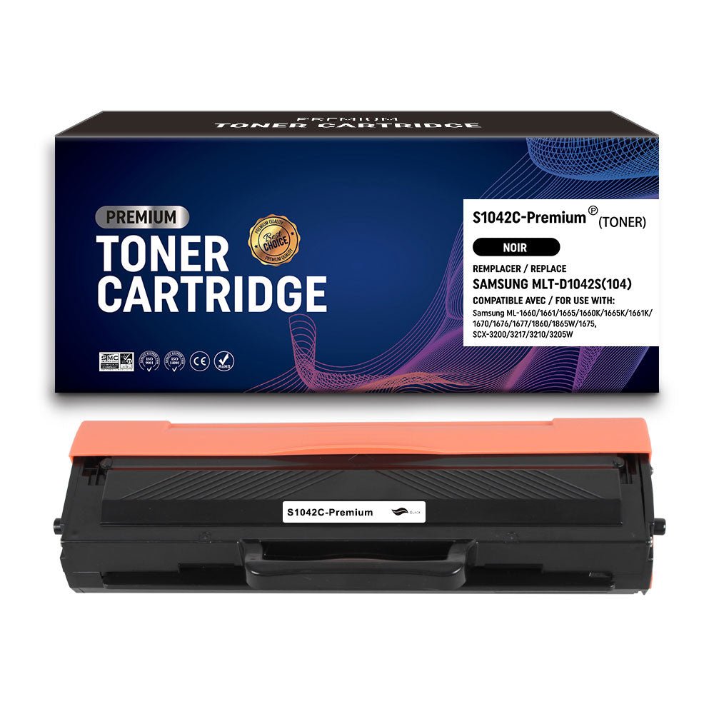 Cartouche de toner Compatible Samsung MLT-D1042S(104) Noir 1500pages - KERA FRANCE